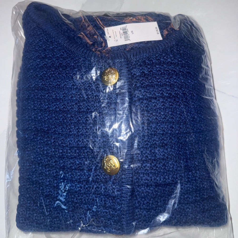Textured Sweater Jacket Gap - Picture 3 of 4